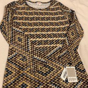 NWT LuLaRoe Debbie dress size large